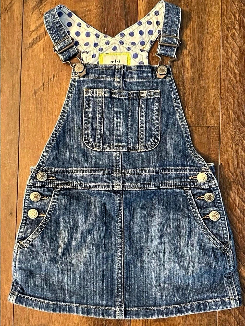 Mini Boden Denim Overall Dress